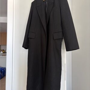 Mango Classic Black Long Coat